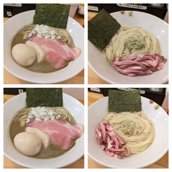 「【限定】グレー➕昆布水和え玉」@煮干らーめん 川むらの写真