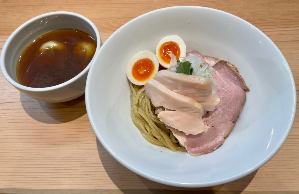 「特製醤油つけ麺」@セキレイ 〜NIBOSHI no D5〜の写真