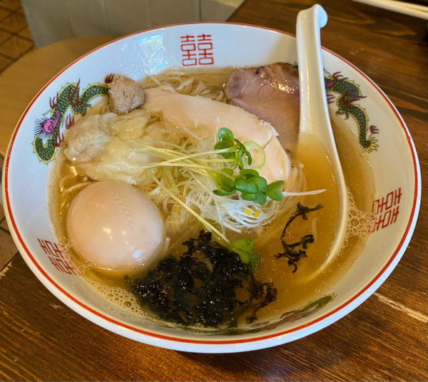 「煮干しSOBA・塩 (ファイナル) ¥1100」@麺処 源玄の写真