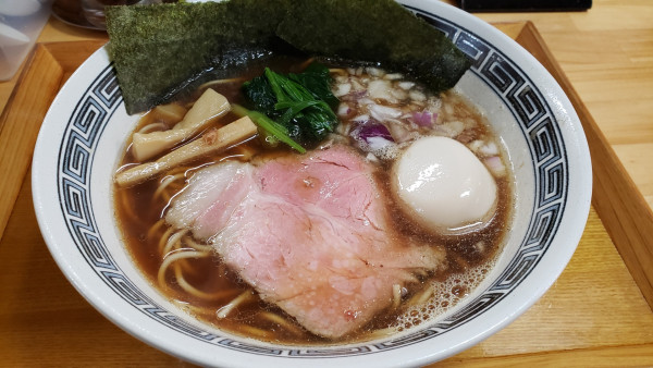 「煮玉子煮干しそば」@らーめん酒場 麺屋 龍月の写真