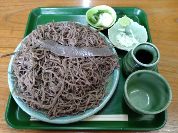 「もりそば　８００円」@そば屋 竹辰の写真