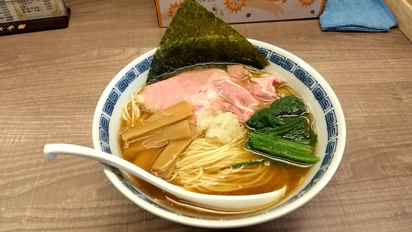 「魚介中華そば（８８０円）」@東大和ラーメン大冬樹Season2の写真