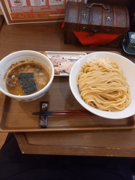 「大山鶏のつけめん￥1100＋替えつけ￥250」@つけめん さなだの写真