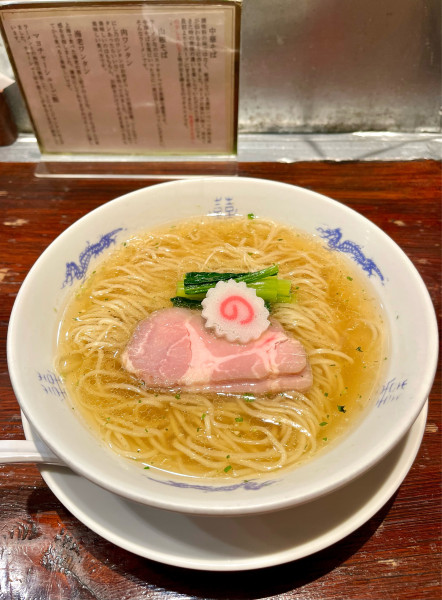 「山椒蕎麦【TP】海老、肉ワンタン3個づつ」@中華蕎麦にし乃の写真