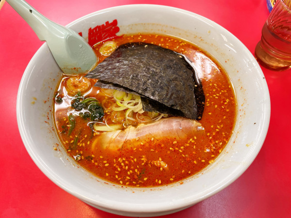 「辛味噌ラーメン」@山岡家 郡山店の写真