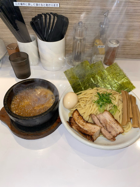 「香辛つけ麺全部入り大盛¥1,130円」@ぶっと麺 しゃにむにの写真