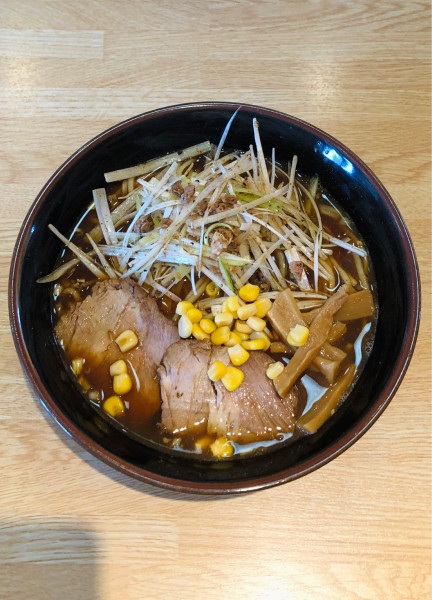 「ネギらーめん醤油中盛（950）」@らーめん 深雪屋の写真