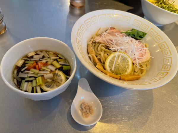 「【限定】冷製昆布水 坂戸つけめん」@麺や くろえもんの写真
