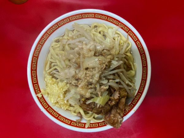 「小ラーメン:600円」@ラーメン二郎 目黒店の写真