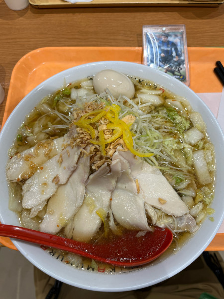 「ゆず香る鶏ラーメン」@どうとんぼり神座 パサール三芳店の写真