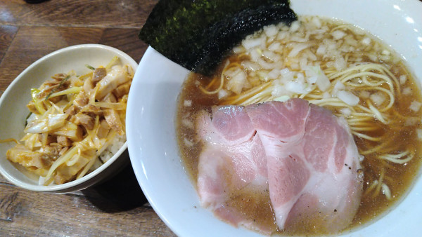 「醤油煮干、ピリ辛ネギチャー丼」@柳橋 和nicoの写真