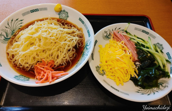 「黒酢しょうゆ冷し麺（630円）」@日高屋 鴻巣下忍店の写真