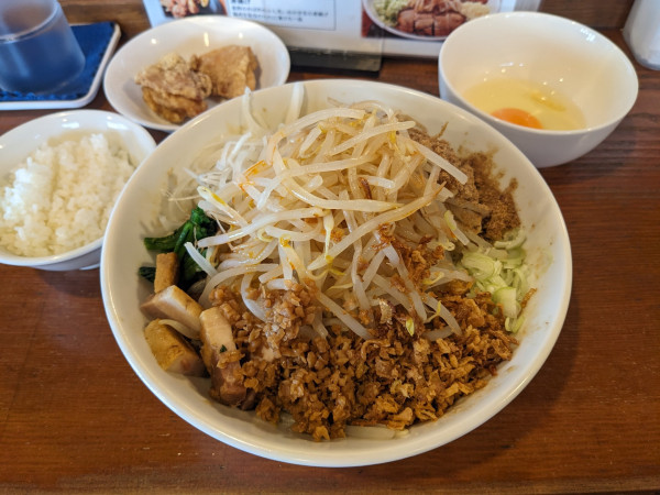 「ガッツリ汁なしラーメン　980円」@はまふじの写真