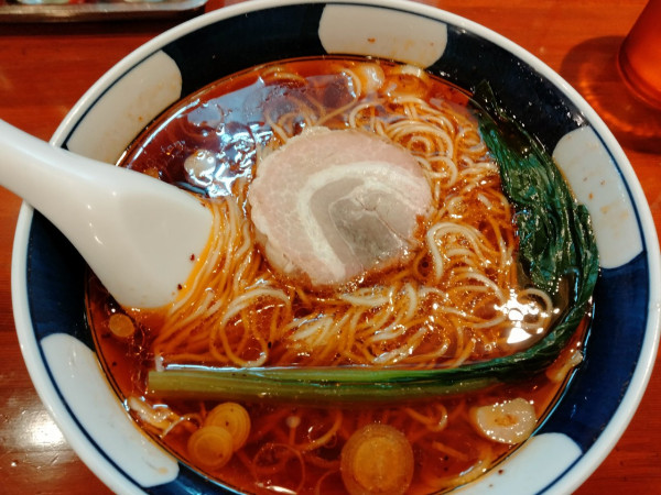 「さんほんめん」@支那麺 はしご 新小岩店の写真
