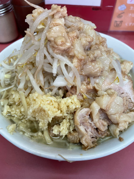 「小ラーメン ヤサイニンニクアブラ」@ラーメン二郎 小岩店の写真