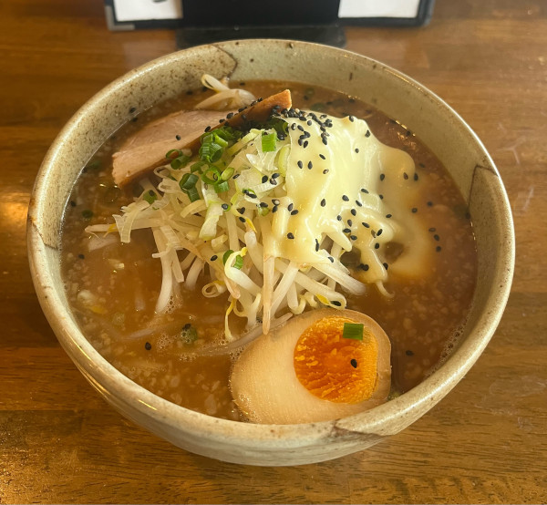 「味噌豚骨らーめん(940円)+替玉極細麺(130円)」@豚骨らーめん いちご家の写真
