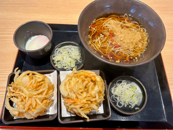 「朝そば(450¥)」@ゆで太郎 大田原店の写真