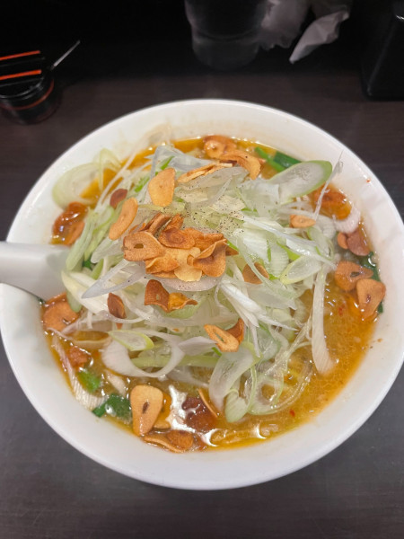 「ネギラーメン＋ニンニク」@けやき すすきの本店の写真