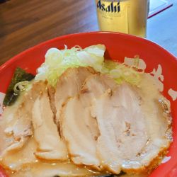 チャーシュー麺（大盛、はりがね）