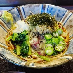 夏を彩る花火蕎麦