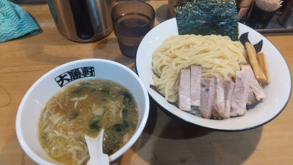 「肉入りつけそば大」@中野大勝軒の写真