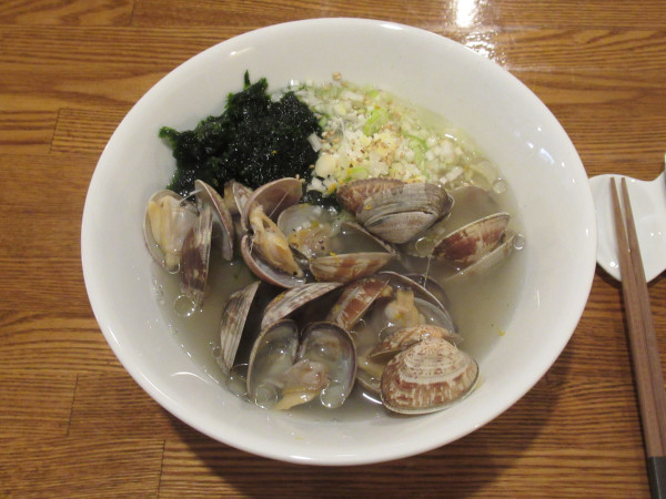 「活きあさりと青海苔の汁そば（1,760円）」@Chinese 元yuanの写真