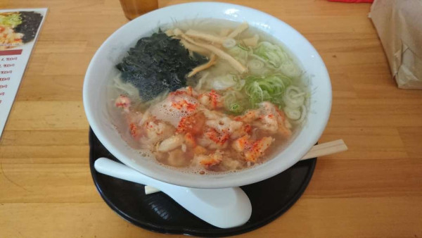 「カニラーメン」@大八の写真