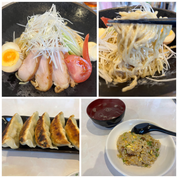 「【限定】冷やしバンバンG 980円半炒飯220円餃子450円」@やまむろラーメンの写真