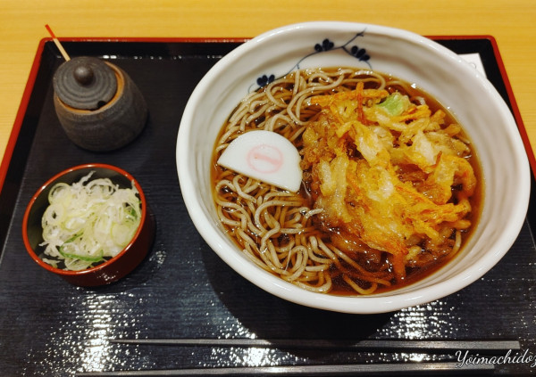 「かき揚げそば（580円）」@そばいち 大宮の写真