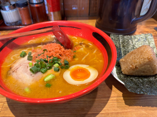 「えびしお、そのまま、エビおにぎり」@えびそば一幻 総本店の写真