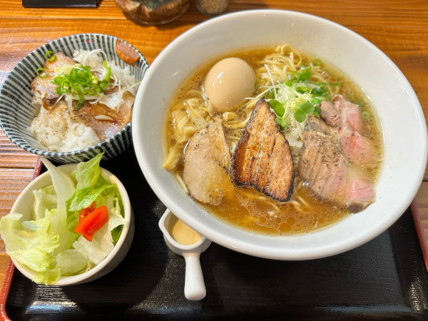 「ふくラーメンAセット」@麺屋ふくの写真