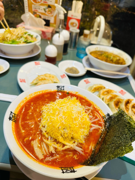「チーズ味噌大辛」@おおぎやラーメン 上田店の写真