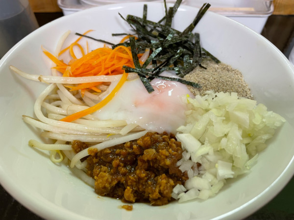 「あご混ぜそば」@麺屋ふたばの写真