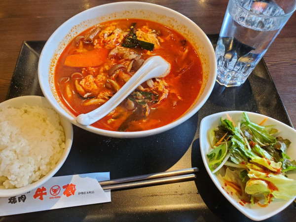 「カルビ麺」@牛蔵 伊勢佐木町者店の写真