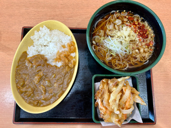 「朝そばカレー(480¥)」@ゆで太郎 いわき鹿島店の写真