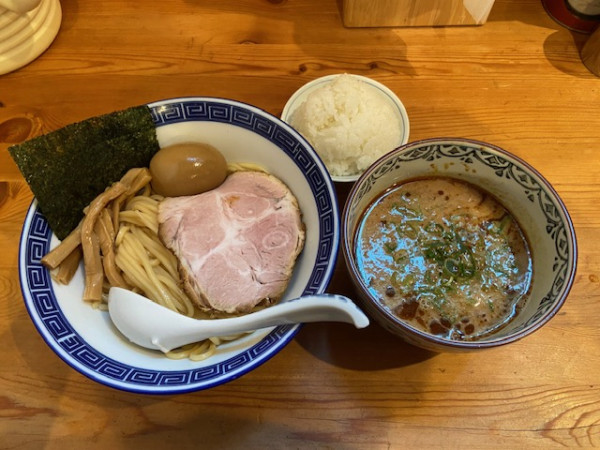 「カレーつけめん・味玉・小ごはん」@ラーメン トウカンヤの写真