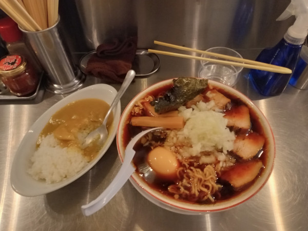 「竹岡式ラーメン(中盛)」@まる竹の写真