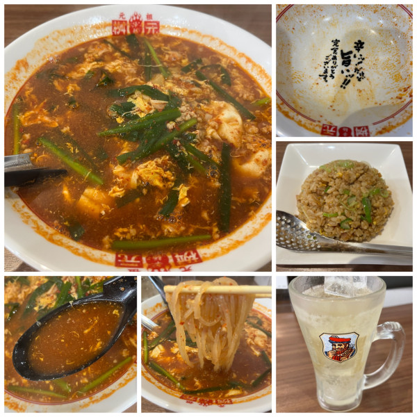 「元祖辛麺レディース韓国麺800円10辛100円半炒飯380円」@辛麺屋 桝元 秋津店の写真