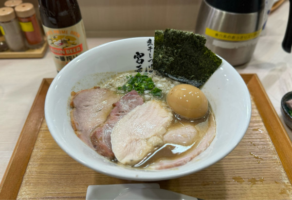 「特製淡麗煮干し蕎麦（塩）¥1500」@煮干しつけ麺 宮元の写真
