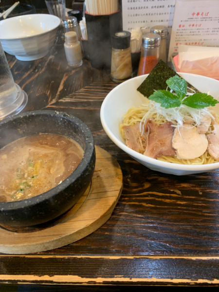 「肉汁つけ麺大盛」@中華そば こむぎの写真