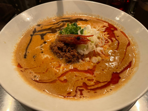 「海老寿久担々麺」@麺屋 愛心 TOKYO 町屋店の写真