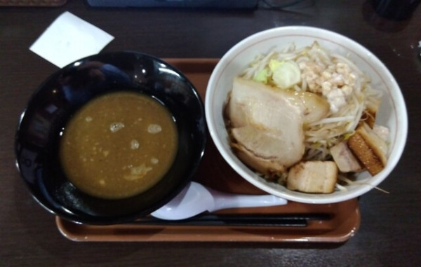 「男気つけ麺880円」@つけ麺 心心の写真