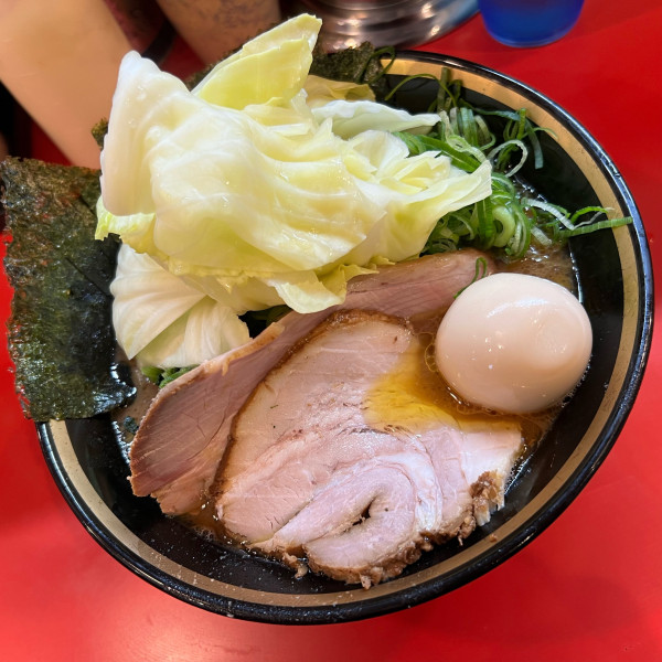 「全部のせラーメン並（硬め、普通、普通）」@横濱家系ラーメン 野中家の写真