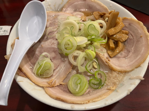 「醤油チャーシューメン:1200円」@こってりらーめん なりたけ 本八幡店の写真