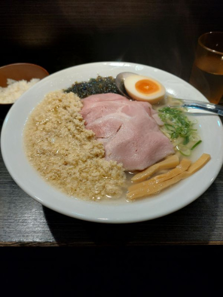 「ホタテ塩+ごはん」@中華蕎麦 無冠の写真