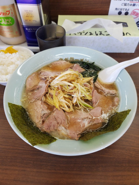 「ネギチャーシューラーメン」@ラーメンショップ 春日井店の写真
