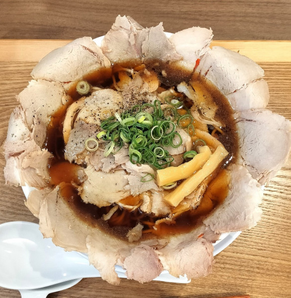 「熟成醤油肉そば 1100円」@中華そば 桜花の写真