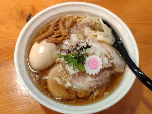 「煮干しそば　ほか」@自家製拉麺 暖田。の写真