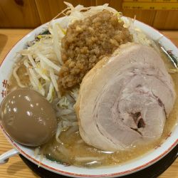 味噌(味玉)ﾆﾝﾆｸ背脂ﾏｼ