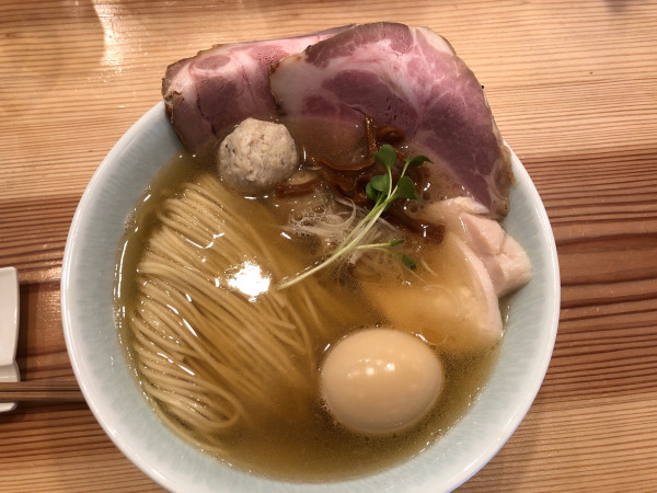 「特製塩そば➕味玉子」@塩そば時空の写真